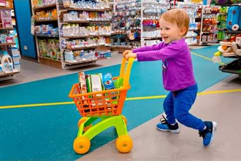 Five Kids Let's go shopping + more Children's Songs and Videos