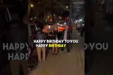 Taylor Swift's reaction to paparazzi singing happy birthday to her