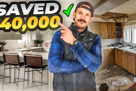INSANE Kitchen Renovation On a Budget $$$