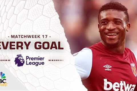 Every Premier League goal from Matchweek 17 (2023-24) | NBC Sports