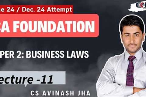 Companies Act- 09 | CA Foundation Business Law by CS Avinash Jha |#TEAMEKYAM