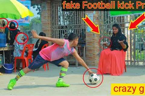 update new kick football ⚽ prank video awesome reaction crazy girl (11) !! By Razu prank tv