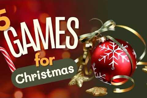 5 Christmas Party Games