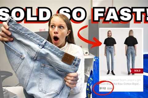 I Found These $380 Jeans at the Goodwill Bins! Reseller Vlog #4 (&amp; Thrift Haul)