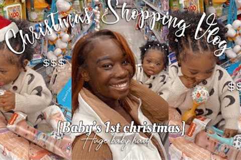 Come GIFT SHOPPING w/ me! ❤︎ | *BABY’S FIRST CHRISTMAS** (Vlog) Single Mom w/ *spoiled baby*