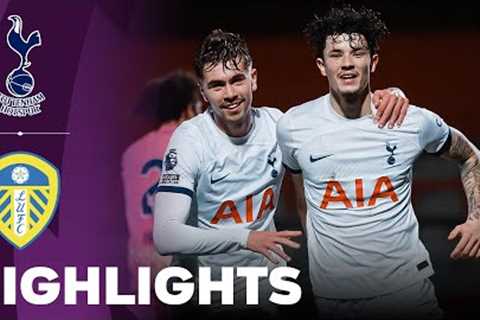 Tottenham vs Leeds United | U21 Premier League 2 | Highlights 18-12-2023