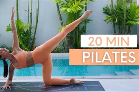 20 MIN EXPRESS PILATES WORKOUT || At-Home Intermediate Pilates (No Equipment)