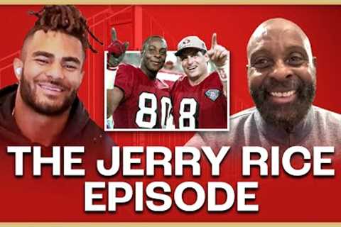 Jerry Rice talks Brock Purdy/Joe Montana comp, Top 5 WRs, CMC TD record &amp; Tom Brady's Viral..