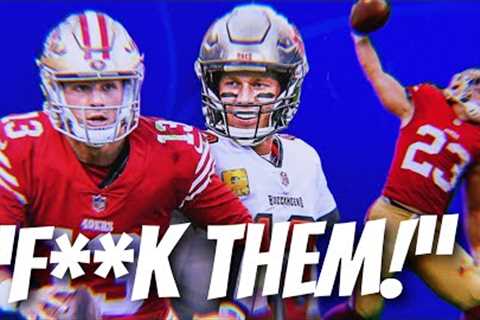 Tom Brady STILL hates 49ers &amp; Christian McCaffrey hates people who call Brock Purdy a “game..