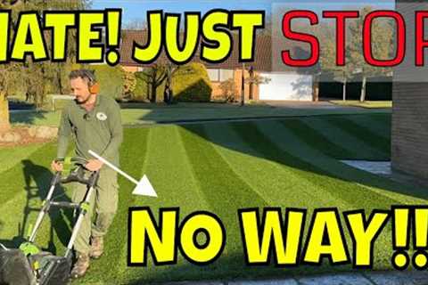 Lawn Care NEVER STOPS Even In DECEMBER, It Only Stops Because YOU STOP!!!