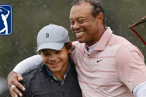 Like father, like son | Tiger and Charlie Woods' resemblance is uncanny