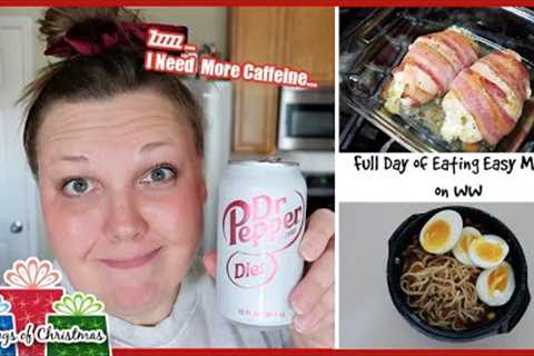 Easy Fast Meals! FULL DAY OF EATING ON WEIGHT WATCHERS! WW | 12 VLOGS OF CHRISTMAS | VLOGMAS DAY 9