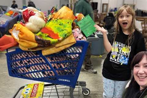 WE WENT CRAZY! HUGE GOODWILL OUTLET HAUL! (Thrift With Me)