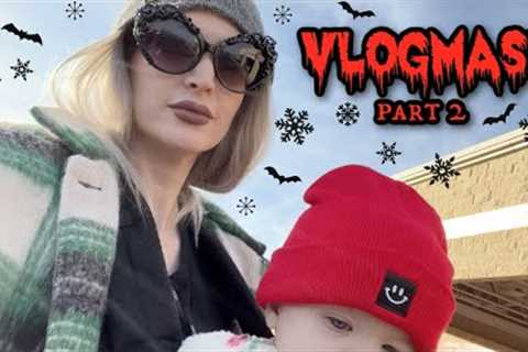 VLOGMAS 2023 PART 2!!! Shopping, Tree Lighting &amp; Santa Photos Of Doom!!!