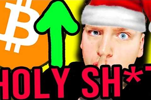 BITCOIN STARTING THE SANTA RALLY RIGHT NOW!!! 🎅 (Alts will make millionaires in 2024)...