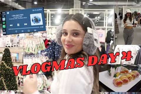 VLOGMAS DAY 4/7: SHOPPING FOR CHRISTMAS GIFTS + accidentally spoiling myself