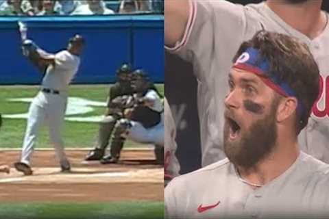 Destroyed home runs that get INCREASINGLY more crushed!! (Absolute moonshots!!)