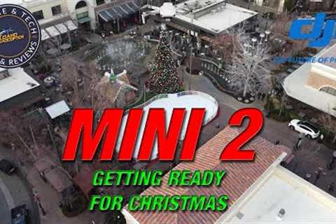 DJI Mini 2 - Kleiner Park Flight and Looking at Christmas Decorations at The Village at Meridian