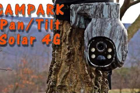 Campark TC17  Cellular 4G Solar PTZ Trail Camera &amp; Security Camera Live View (Verizon AT&amp;T..