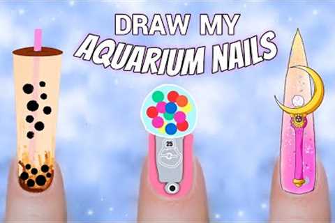 Subscribers Draw My Aquarium Nails