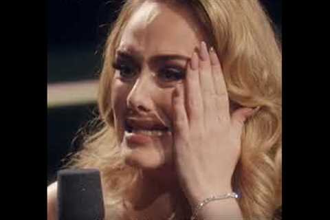 Adele was surprised by her school English teacher during her performance
