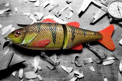 Perch Glidebait Lure Making - start to finish process on making wooden fishing lures
