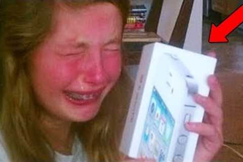 10 Spoiled Kids Reacting To Christmas Presents