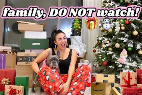 *Family, DO NOT Watch* Christmas shopping for my family + Decorating tree! | vlogmas day 20 ❄*⋆⍋*
