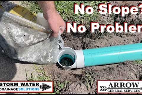 How To Drain A Yard With No Slope - Flooding Issue Solved