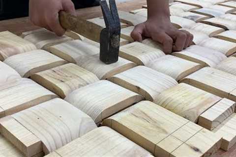 Woodworking Crafts Hands Always Creative Wonderful // Beautiful  CoffeeTable With Unique Design