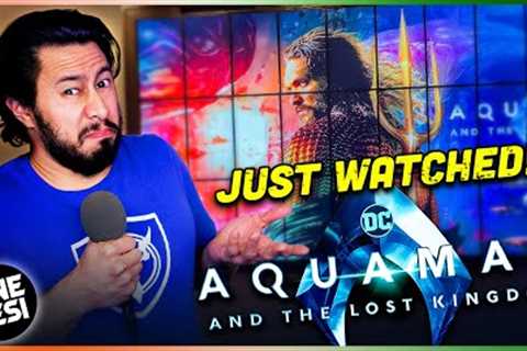 AQUAMAN AND THE LOST KINGDOM Non-Spoiler Movie Review! | DCEU | Jason Momoa