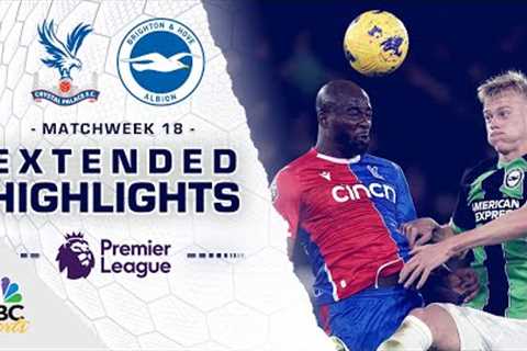 Crystal Palace v. Brighton | PREMIER LEAGUE HIGHLIGHTS | 12/21/2023 | NBC Sports