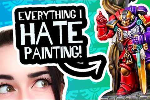 I created a NIGHTMARE Space Marine Chapter to make me a Better Painter!
