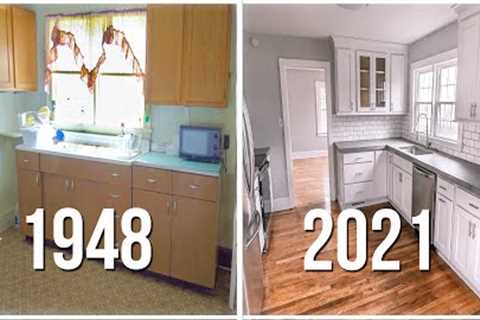 Epic Kitchen Remodel on a Budget!    |  75 YEAR OLD KITCHEN REMODEL!