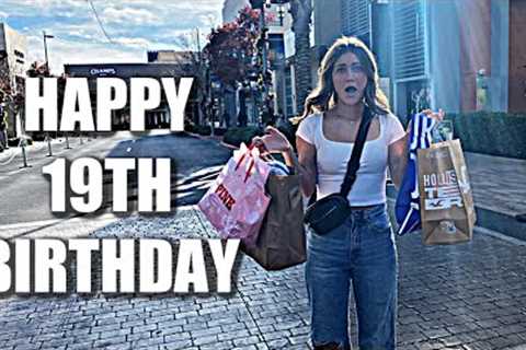 Celebrating my 19th Birthday! | Birthday SHOPPING Spree &amp; a Birthday SURPIRSE!!