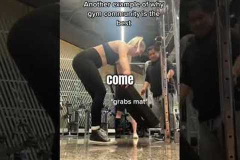 Man Help Women at Gym (@maddiewfitness)