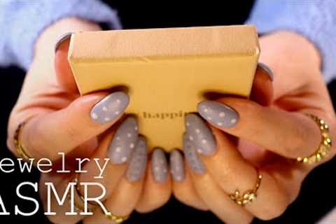 ASMR Hey Happiness Jewelry Unboxing (🎧 soft spoken, tapping, jewelry sounds)