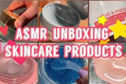 [TikTok] ASMR Unboxing Skincare Products 💮