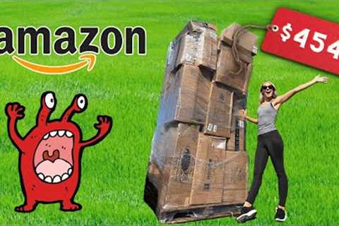We Bought A MONSTER Amazon Returns Pallet For $600 - Unboxing $4500 In MYSTERY Items!