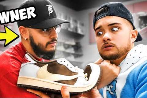 Creasing Sneakers In Sneaker Stores!