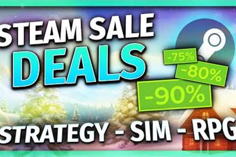 STEAM WINTER SALE 2023 - 15 Great Strategy, Simulation &amp; RPG Game Deals!