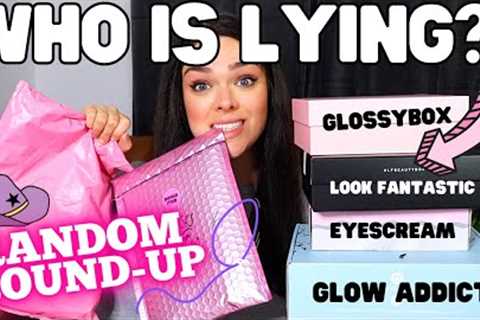 One Of Them Is LYING?! Unboxing 6 Subscription Boxes | Random Round-Up