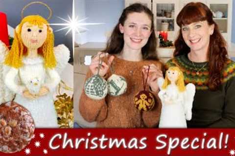 Snowflake Angels, Gingerbread &amp; a Swiss Woollen Mill - Ep. 139 - Fruity Knitting