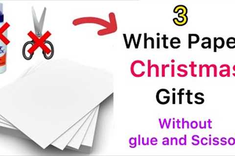 3 Christmas Gift! (Friends, Teachers, Parents) |White paper Christmas gift idea |DIY Christmas Gifts