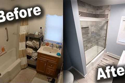 Bathroom Remodel Time-Lapse - DIY Renovation Start to Finish
