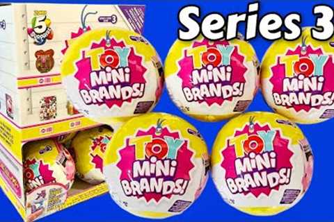 TOY MINI BRANDS SERIES 3 OPENING | UNBOXING 5 SURPRISE BALLS