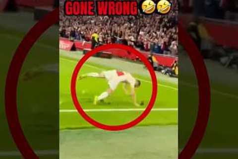 CELEBRATION GONE WRONG 🤣🤣 #fail #football #funny #viral #explore