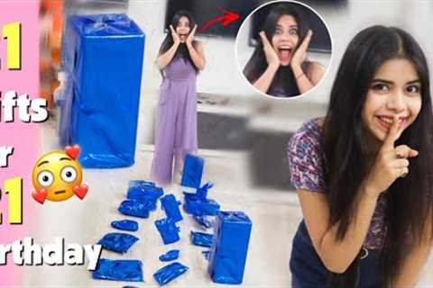 21 Gifts for her 21st Birthday!! *Treasure Hunt Gift Challenge* 🎁