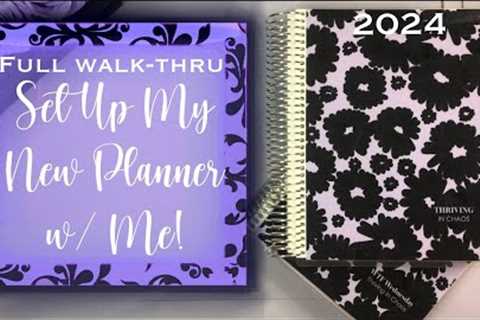 ❄️ FULL WALK-THRU PREPPING MY NEW 2024 BUDGET BOOK! | Cash Envelopes