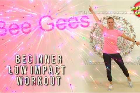 10 Minute BEE GEES WORKOUT | Exercises for Seniors &amp; Beginners | 70's Workout | No talking💗
